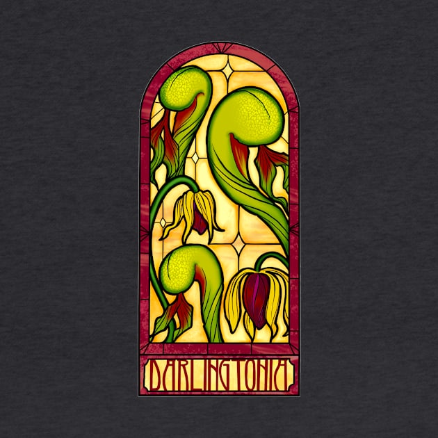 Darlingtonia Stained Glass by CattGDesigns